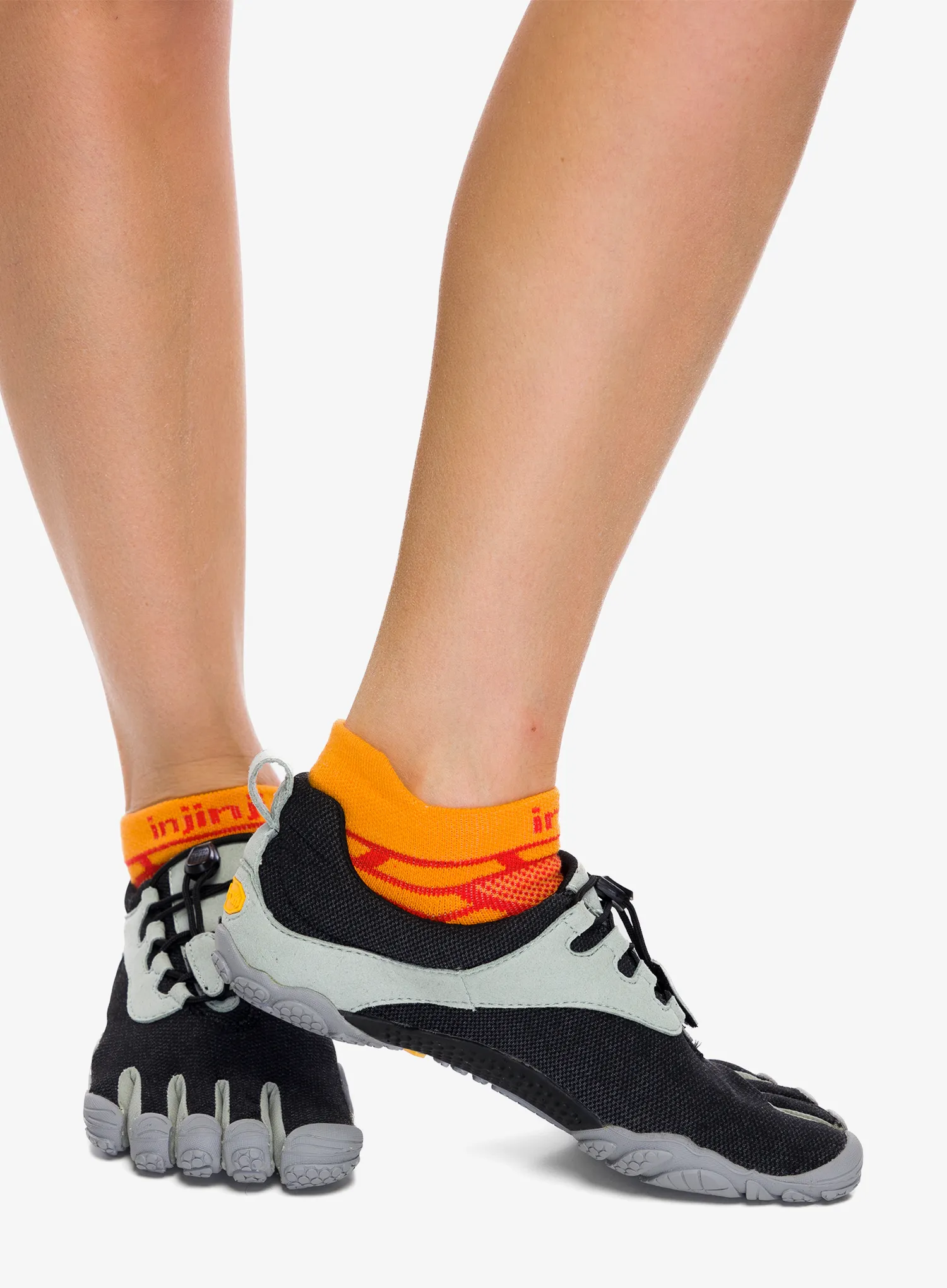 Dámske bežecké topánky Vibram Fivefingers V-Run Retro - black/grey