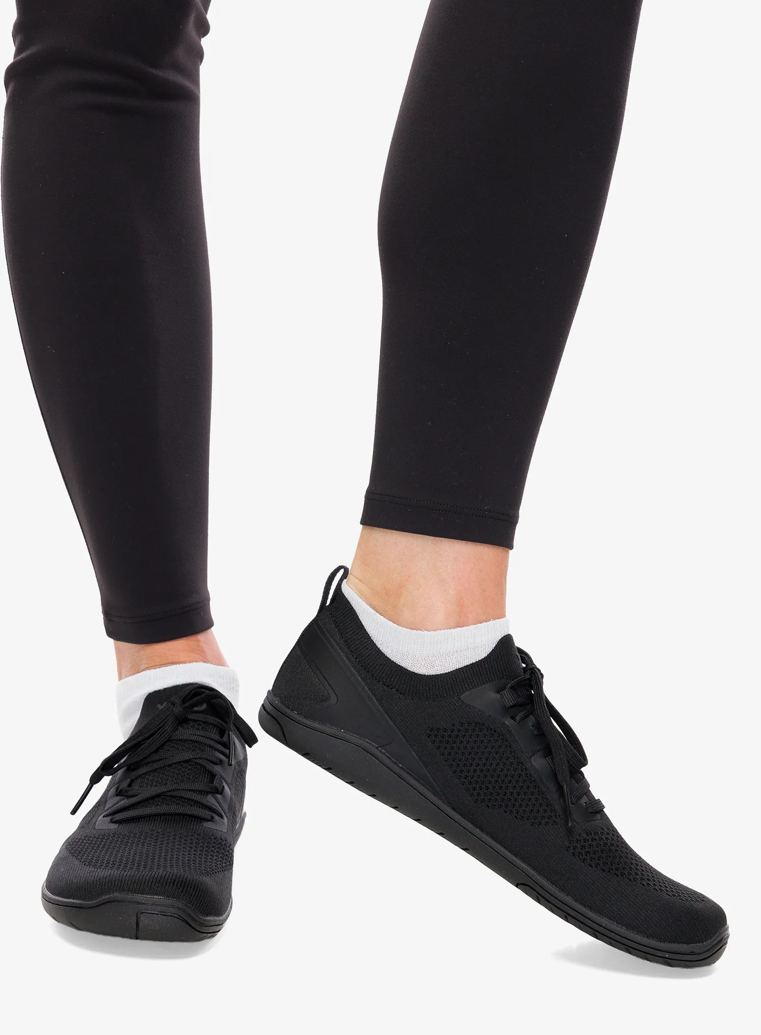 Dámske bežecké topánky Xero Shoes Nexus Knit - black/black