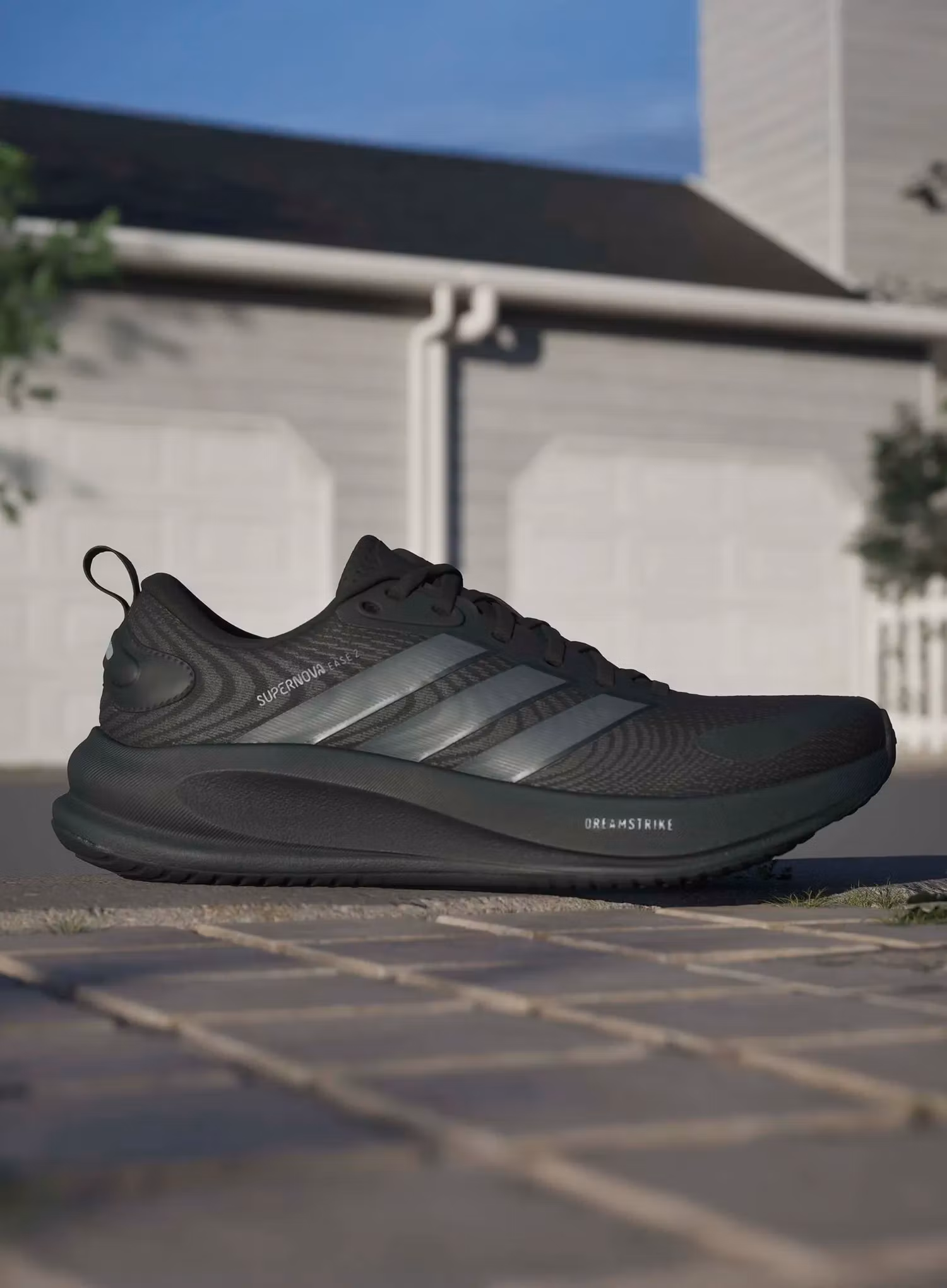 Bežecké tenisky pánske adidas Supernova Ease 2 - core black/grey five/carbon