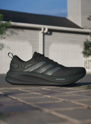 Bežecké tenisky pánske adidas Supernova Ease 2 - core black/grey five/carbon