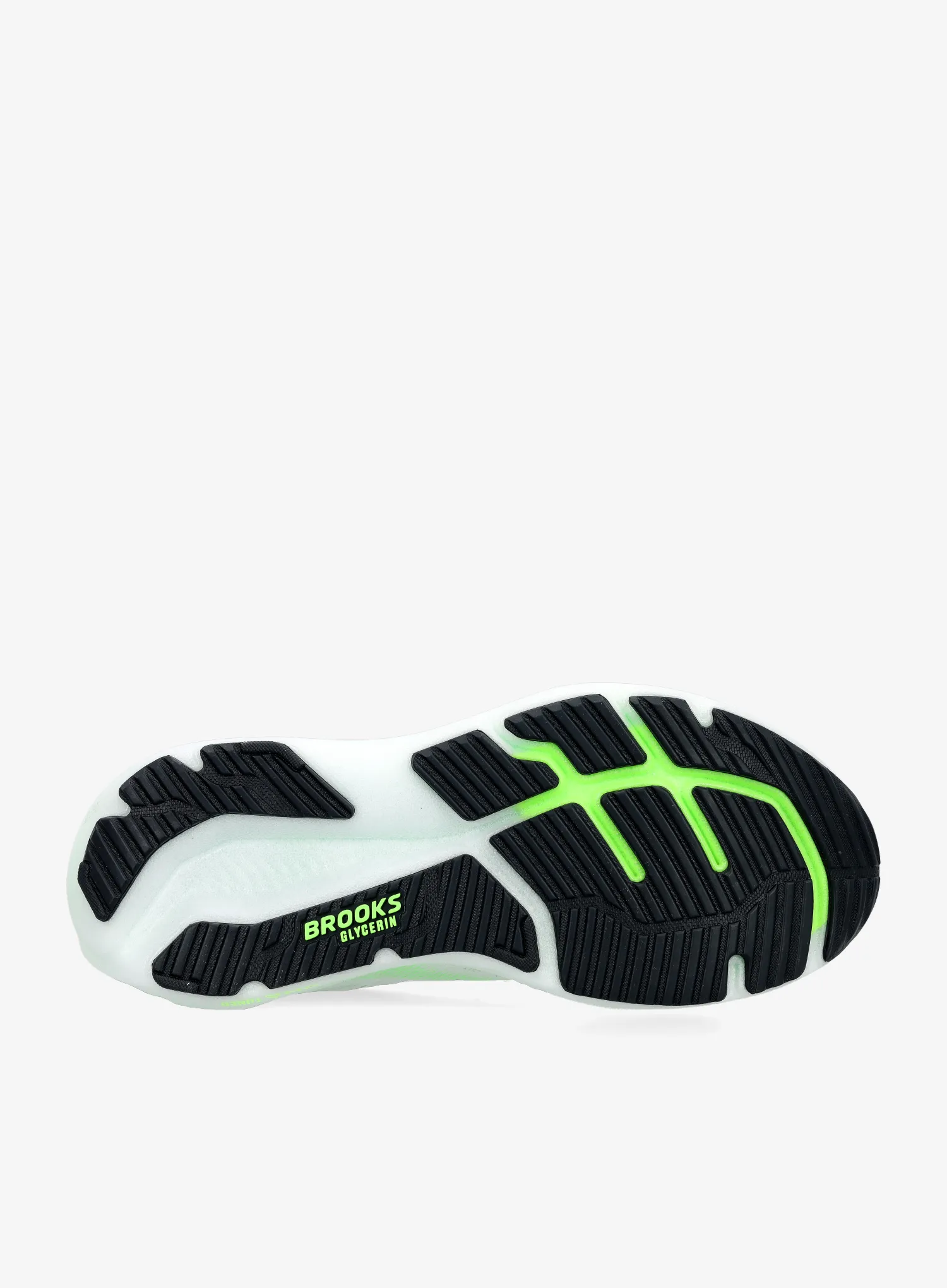 Bežecké tenisky pánske Brooks Glycerin 23 - white/phantom/green gecko