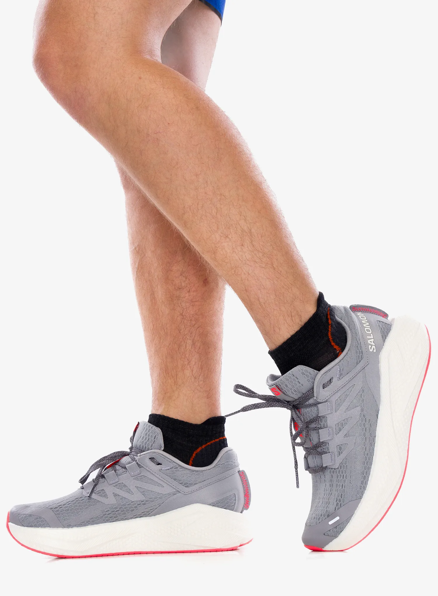 Bežecké tenisky pánske Salomon Aero Glide 3 - alloy/vanila/neon