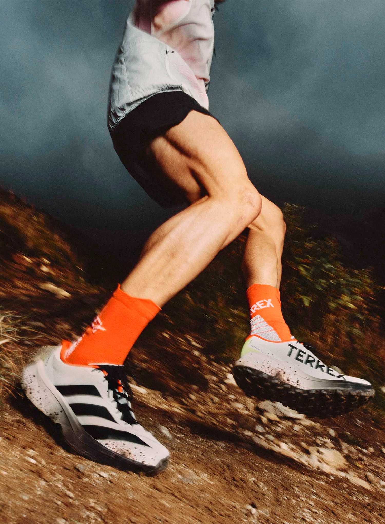 Bežecké topánky adidas TERREX Agravic 4 - ftwr white/core blk/imp orange