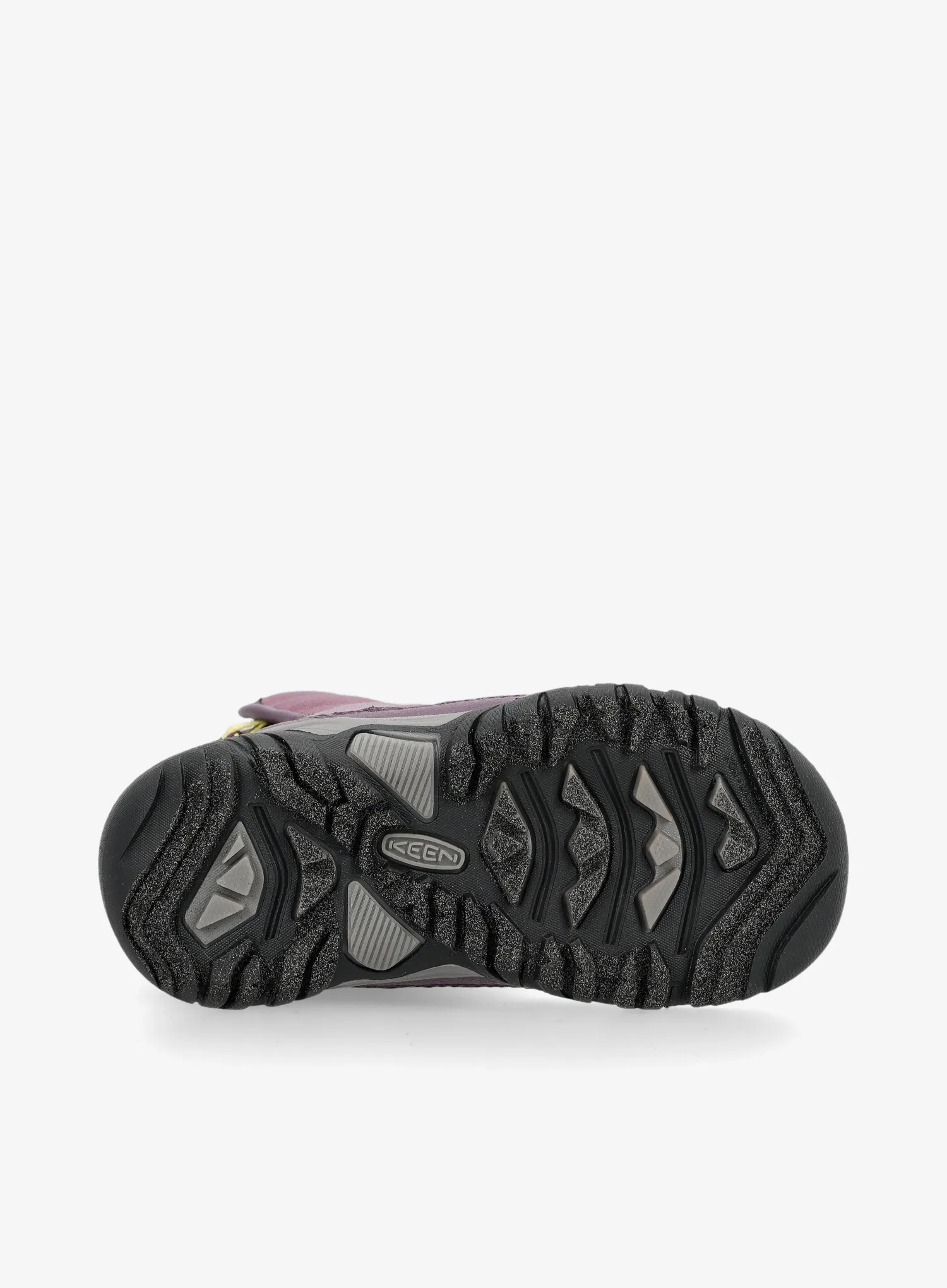 Detské topánky Keen Puffrider WP Kids - black plum/daiquiri green