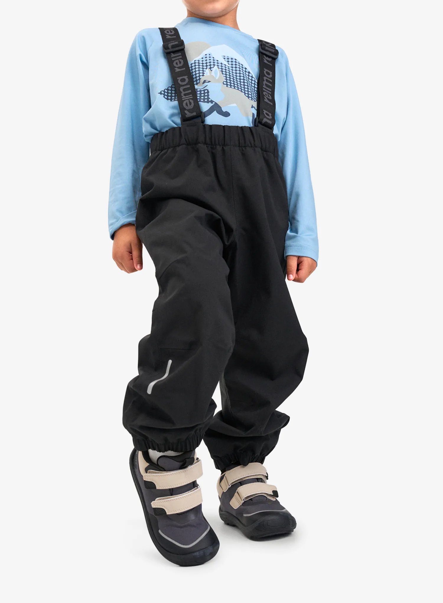 Detské topánky Reima Viikari - soft black