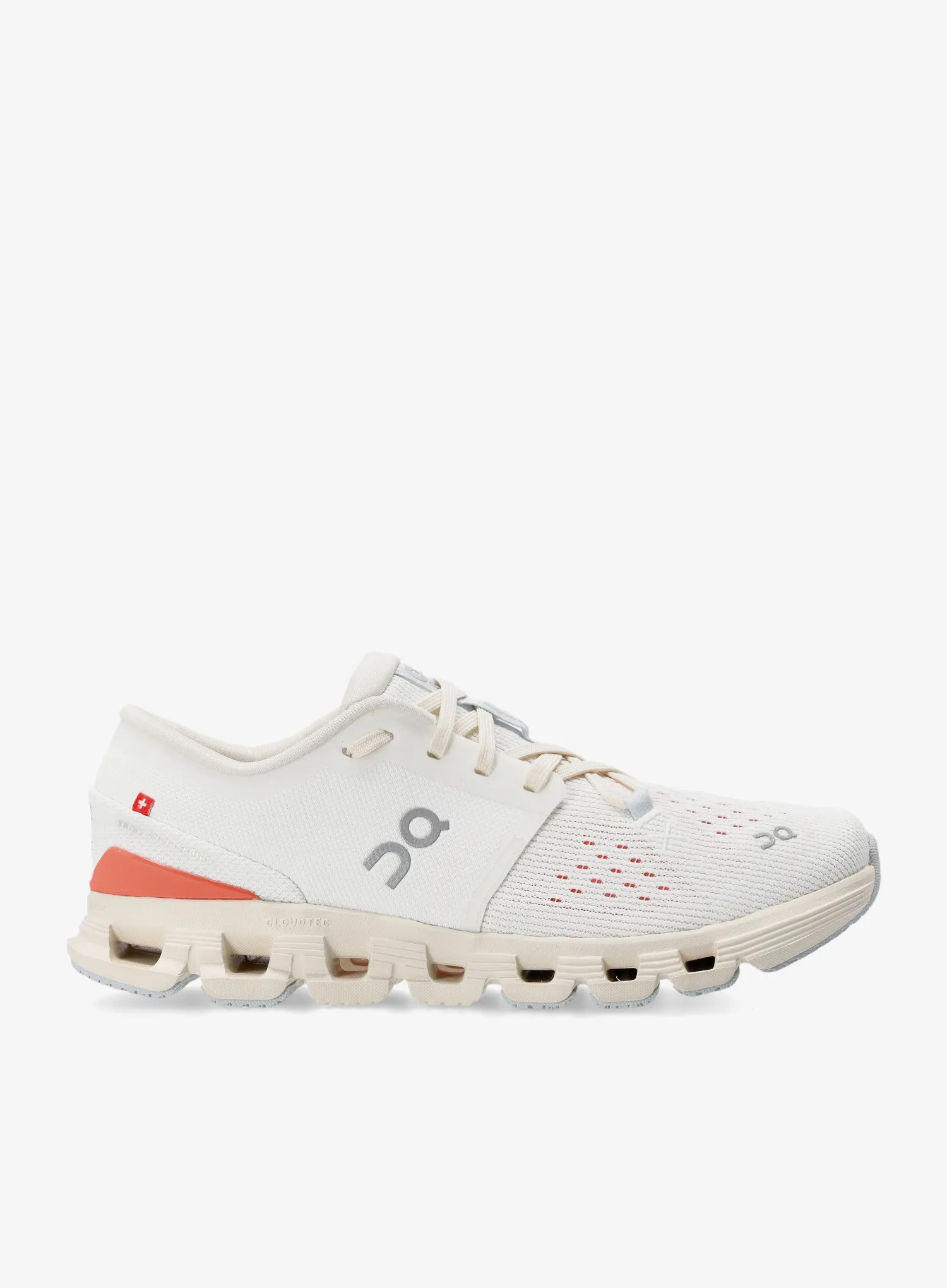 Dámske outdoor topánky On Cloud X 4 - ivory/salmon