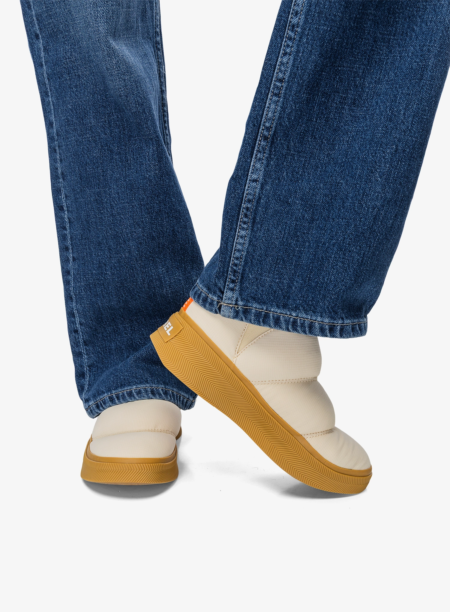 Dámske outdoor topánky Sorel Out N About IV Mini Puffy - honey white/gum 16