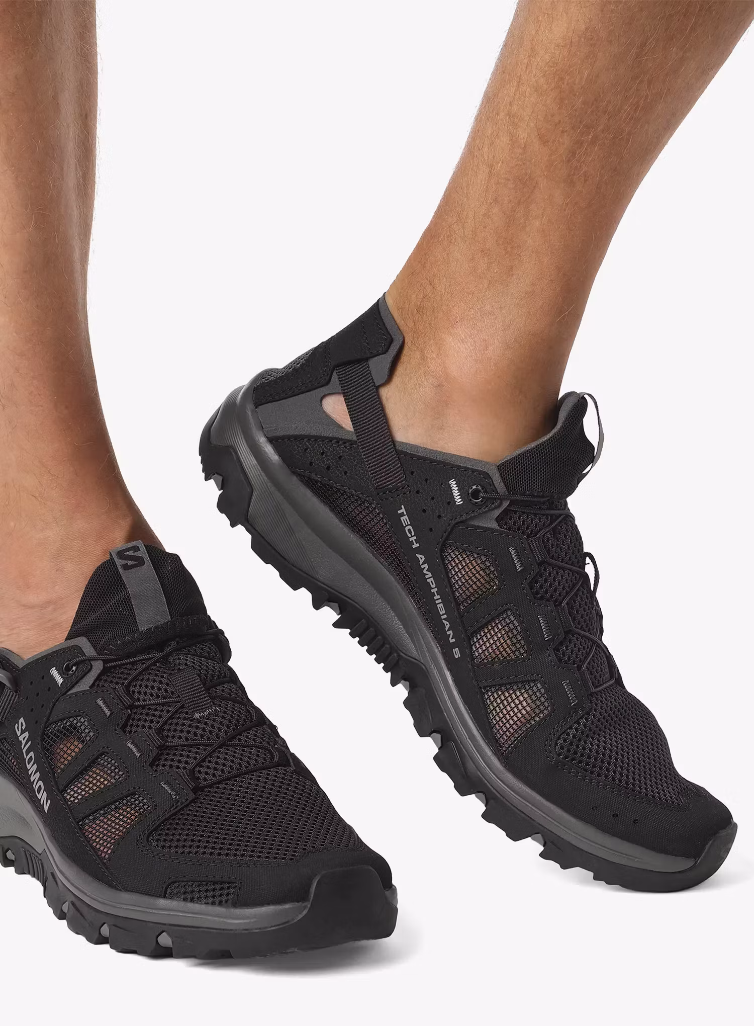 Topánky outdoor pánske Salomon Techamphibian 5 - black/monument