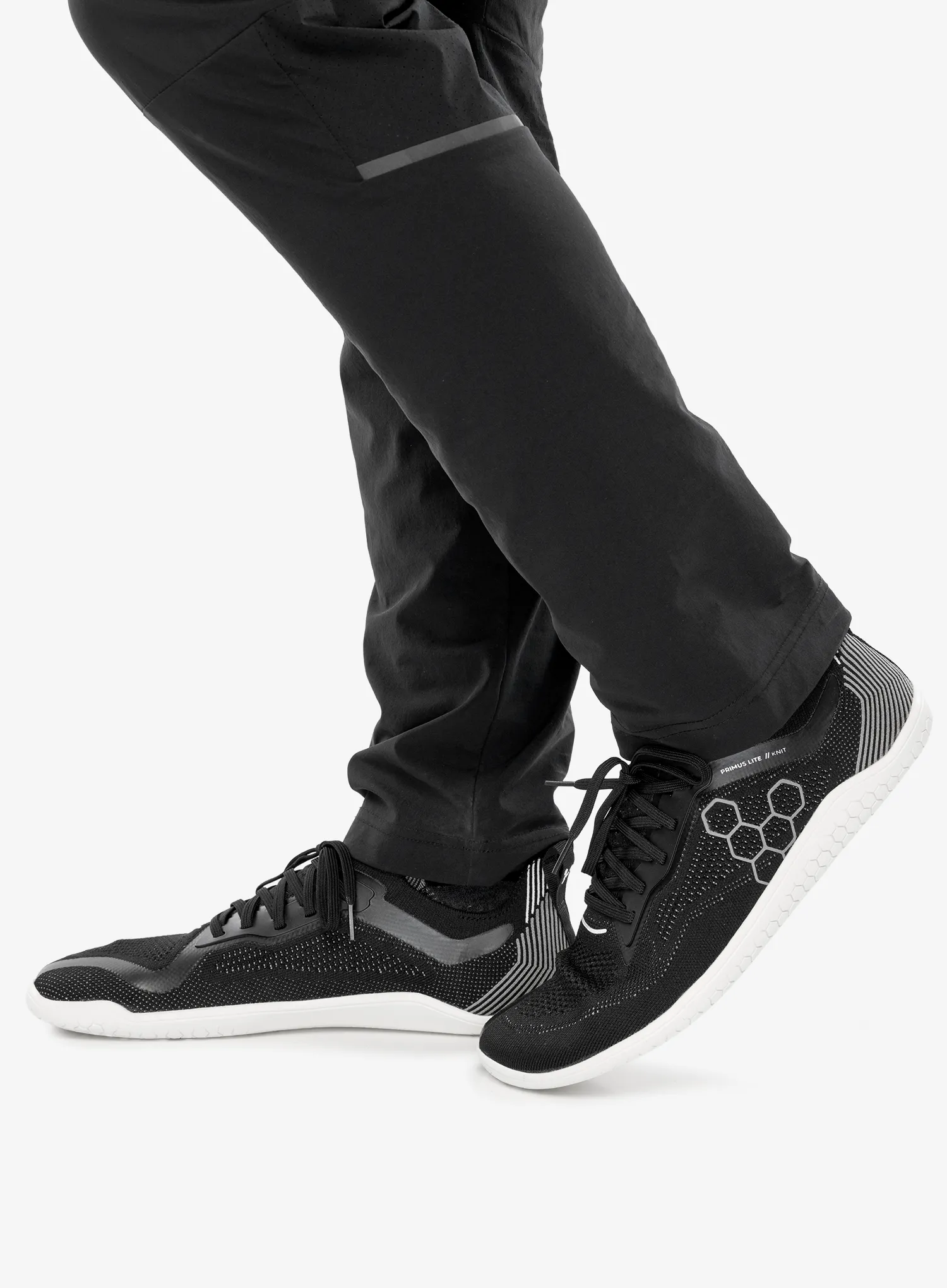 Topánky outdoor pánske Vivobarefoot Primus Lite Knit - obsidian