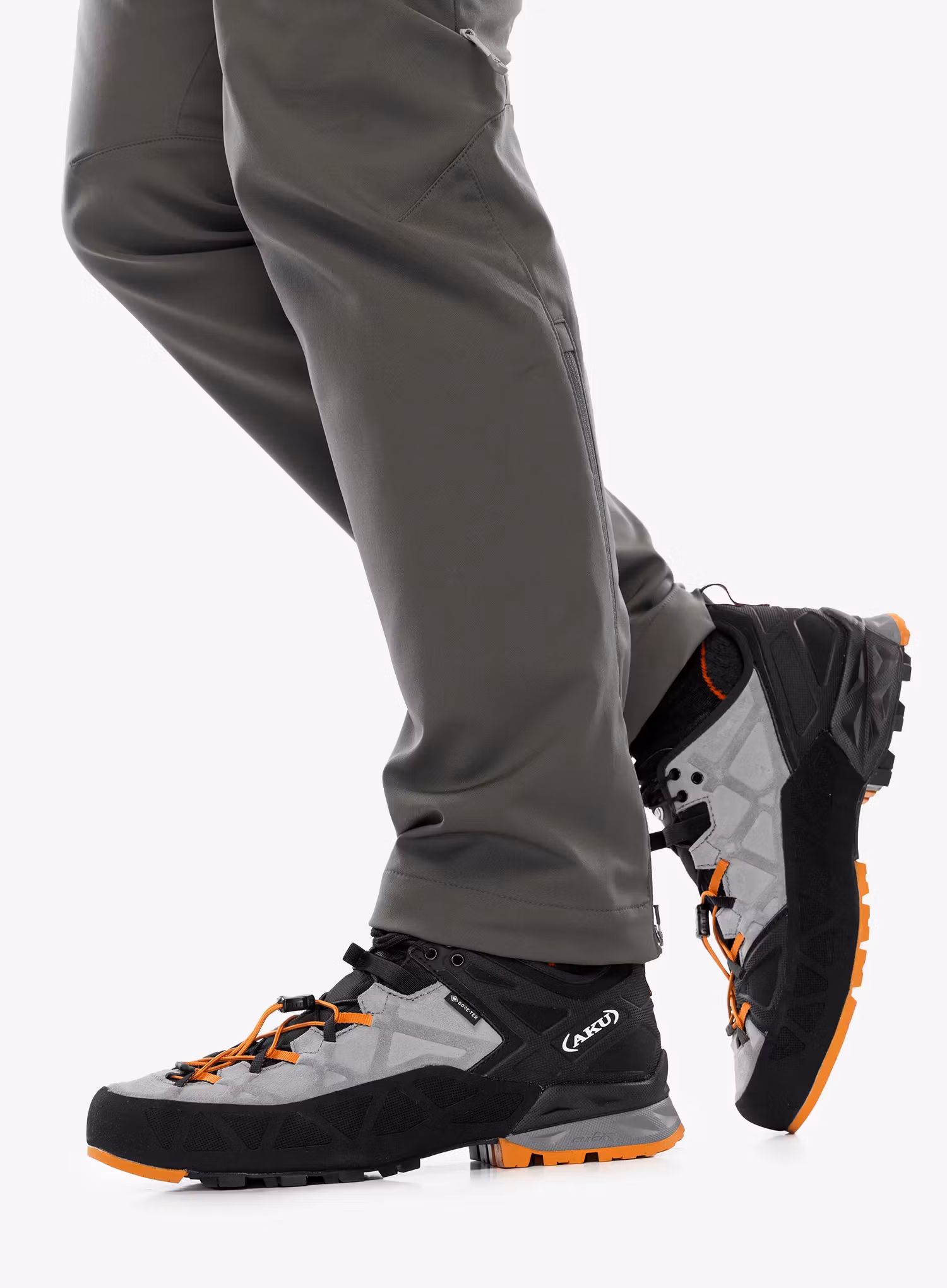 Topánky prístupové AKU Rock DFS GTX - grey/orange