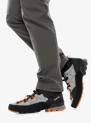 Topánky prístupové AKU Rock DFS GTX - grey/orange