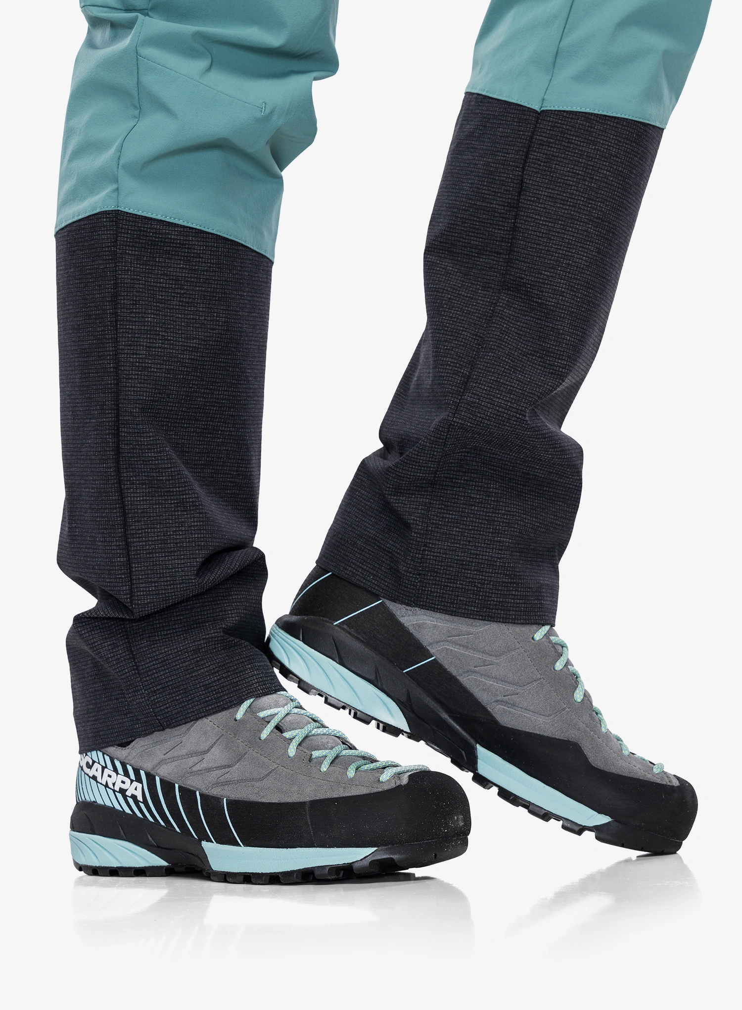 Topánky prístupové dámske Scarpa Mescalito MID GTX - midgray/aqua