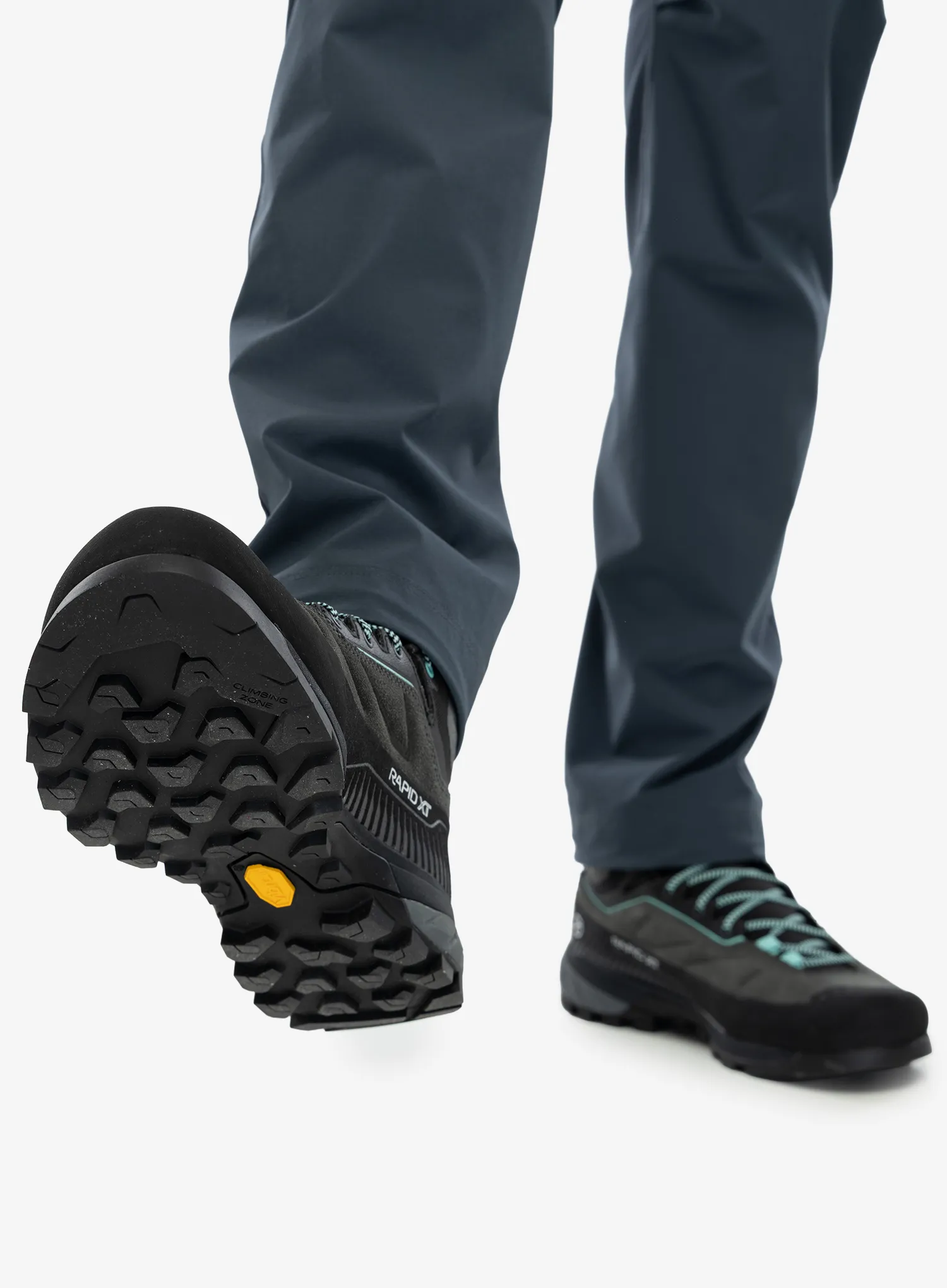 Topánky prístupové dámske Scarpa Rapid XT Mid GTX - shark/aqua