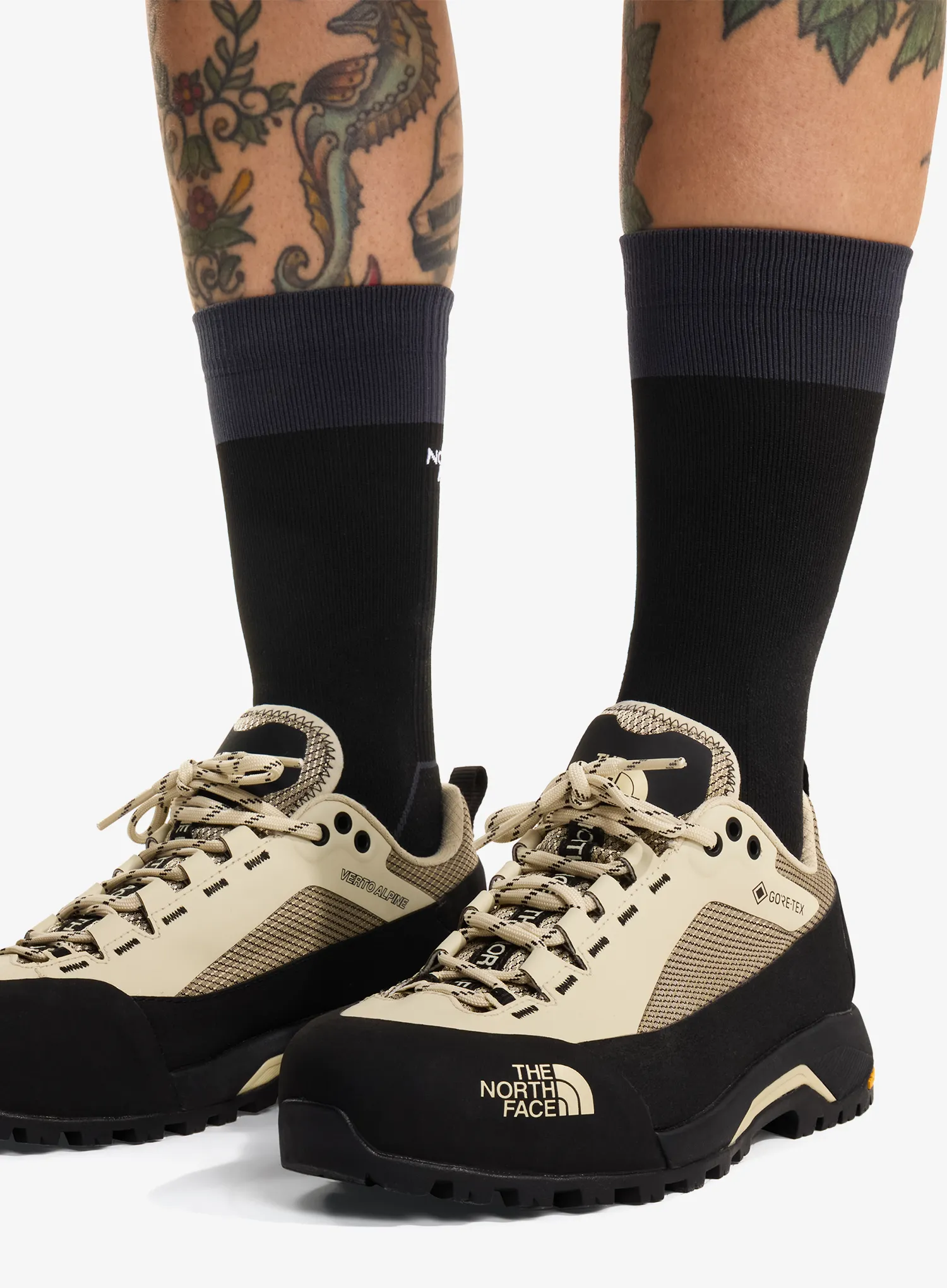 Topánky prístupové dámske The North Face Verto Alpine GORE-TEX - desert stone/tnf black