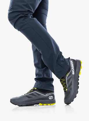 Topánky prístupové Scarpa Rapid Mid GTX - anthracite/acid lime/acid lime