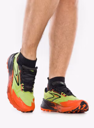 Trailové topánky Brooks Catamount 3 - acid lime/cherry tomato/black