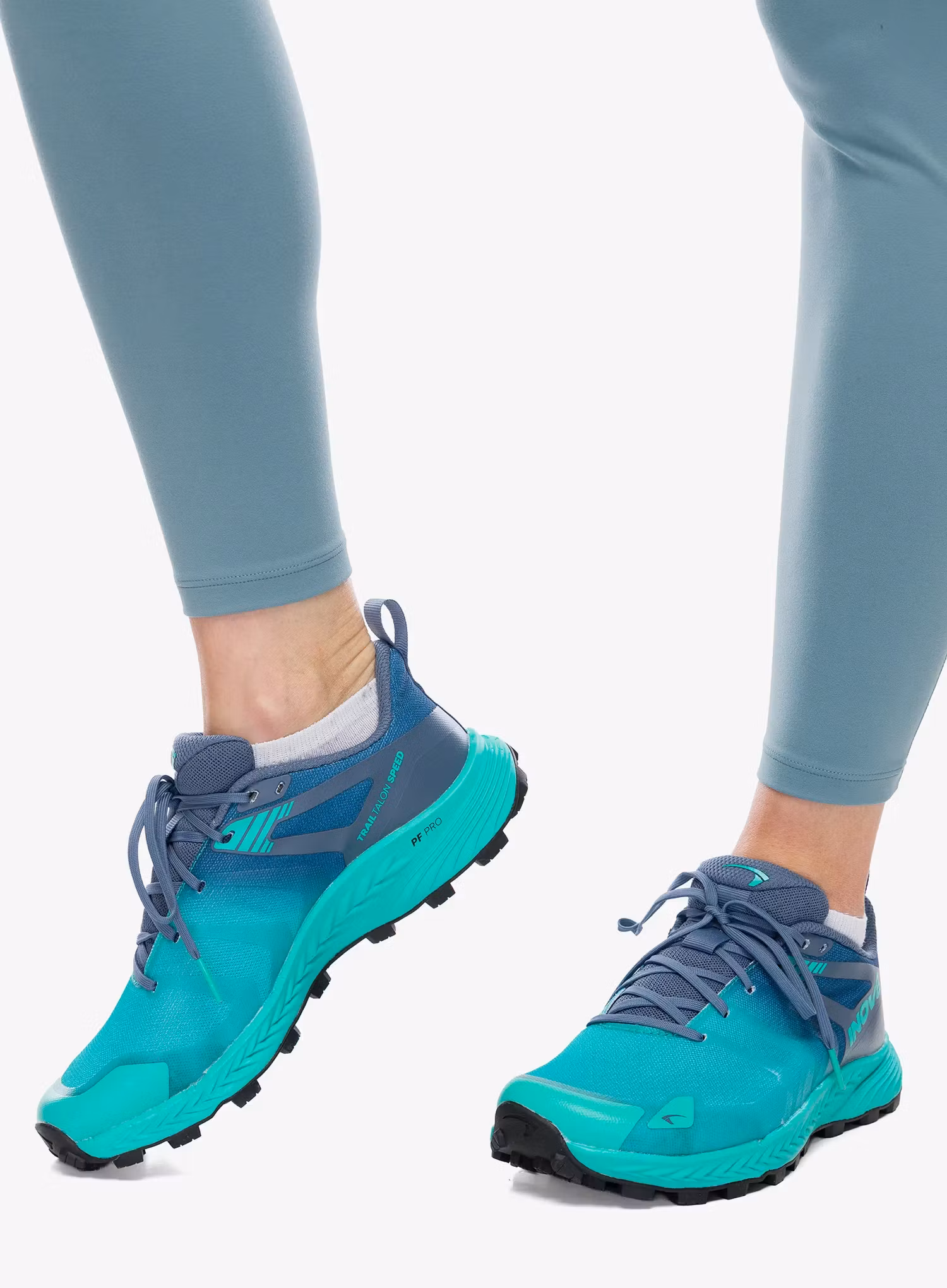 Dámske bežecké topánky Inov-8 Trailtalon Speed - teal/blue