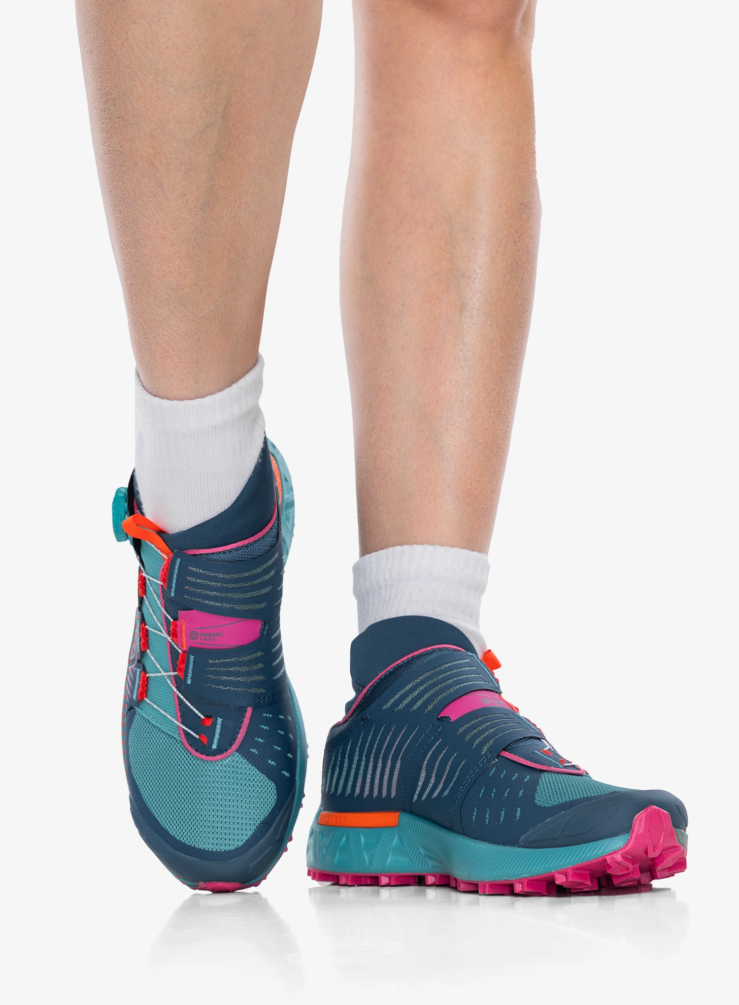 Dámske bežecké topánky La Sportiva Cyclon - storm blue/cherry tomato