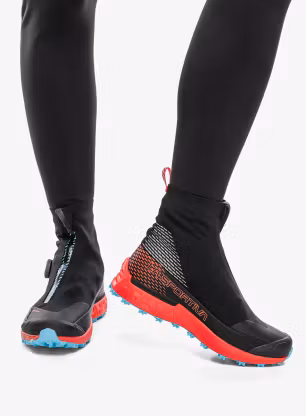 Dámske bežecké topánky La Sportiva Cyklon Cross GTX - blck/hibiscus