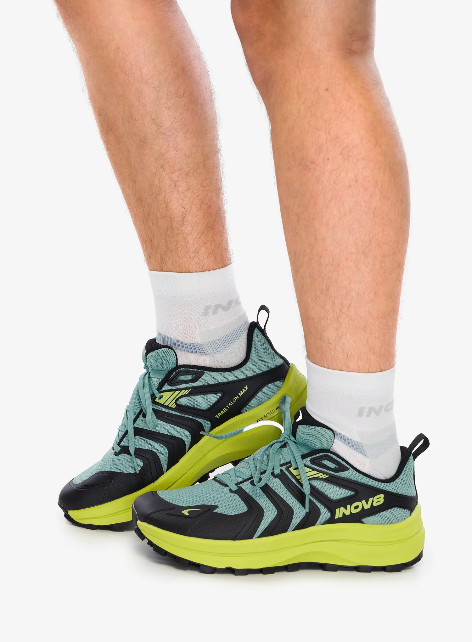 Trailové topánky Inov-8 TrailTalon Max - dark green/green