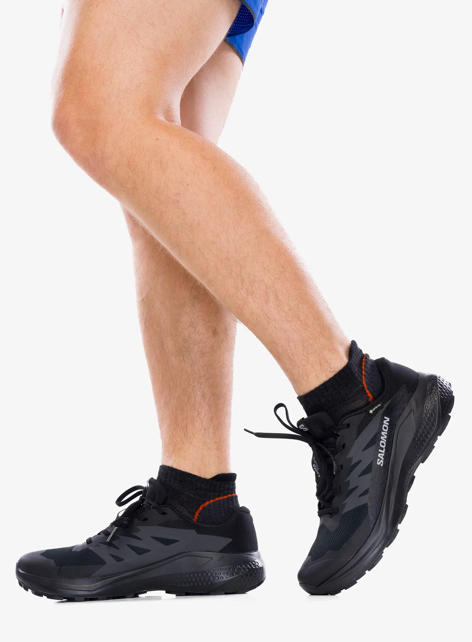 Trailové topánky Salomon Alphaglide GTX - black/asphalt/black