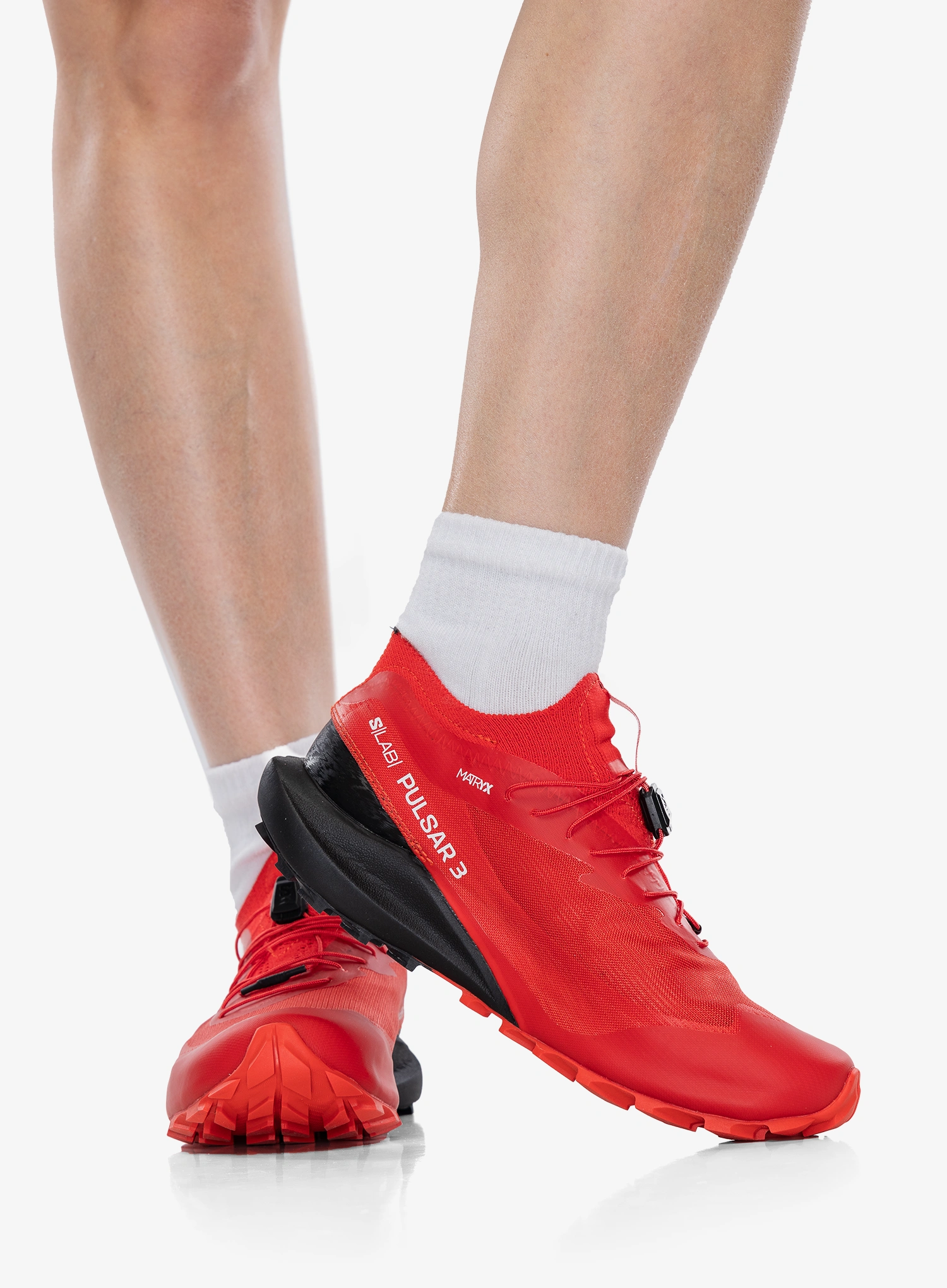Trailové topánky Salomon S/Lab Pulsar 3 - fiery red/red/black