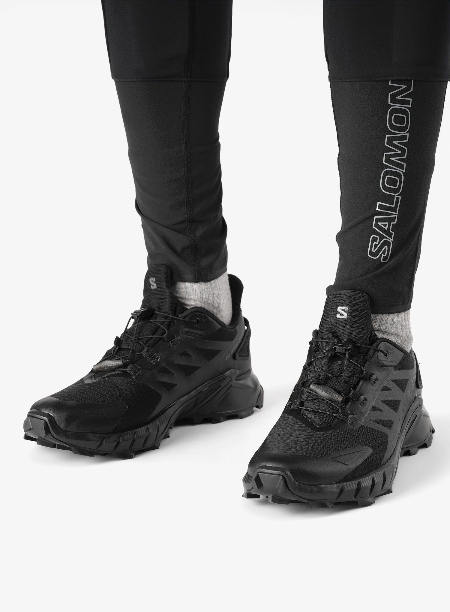 Trailové topánky Salomon Supercross 4 GTX   - black/black