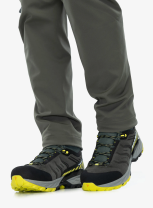 Trekingové topánky vysoké Scarpa Rush TRK GTX - titanium/lime