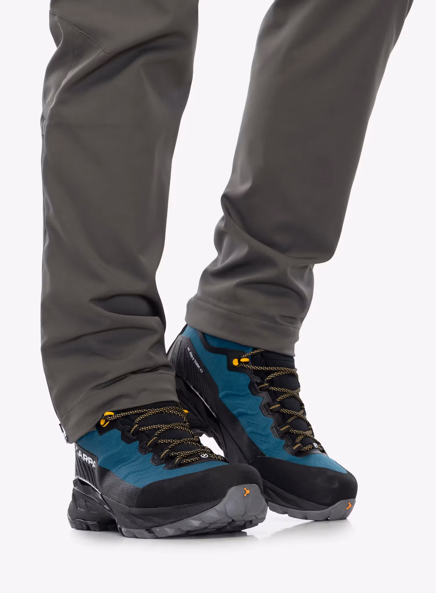 Trekingové topánky vysoké Scarpa Rush TRK LT GTX - petrol/mustard