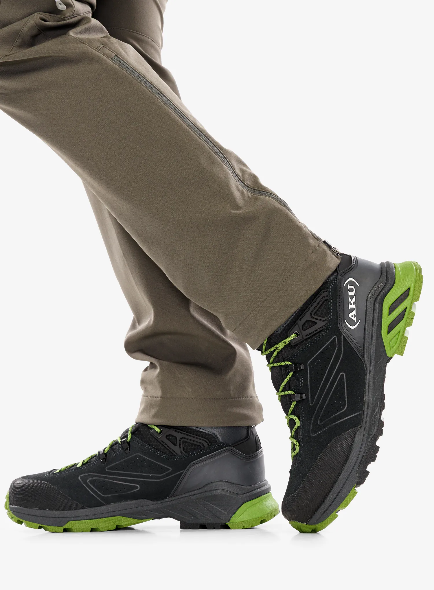 Turistické topánky AKU Reactive GTX - dark grey/green