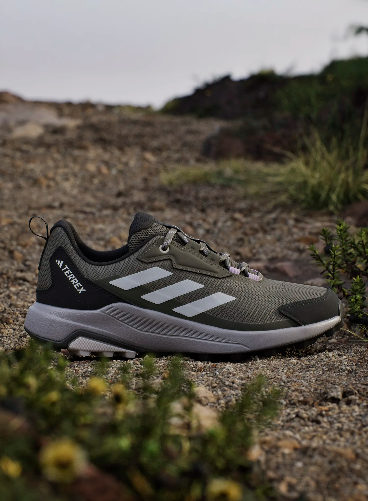 Turistické topánky dámske adidas TERREX Anylander - olive strata/dash grey/n.cargo