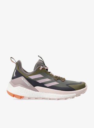 Turistické topánky dámske adidas TERREX Free Hiker 2 Low - olive str/prelo fig/amber tin