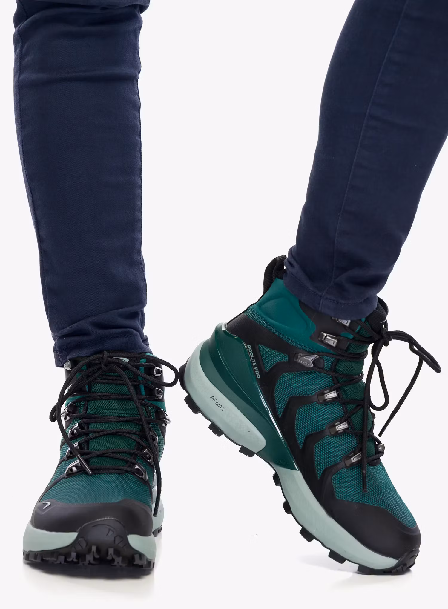 Turistické topánky dámske Inov-8 Roclite Pro GTX Wide - dark green/black