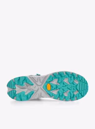 Turistické topánky Hoka Trail Code GTX - galactic grey/electric aqua