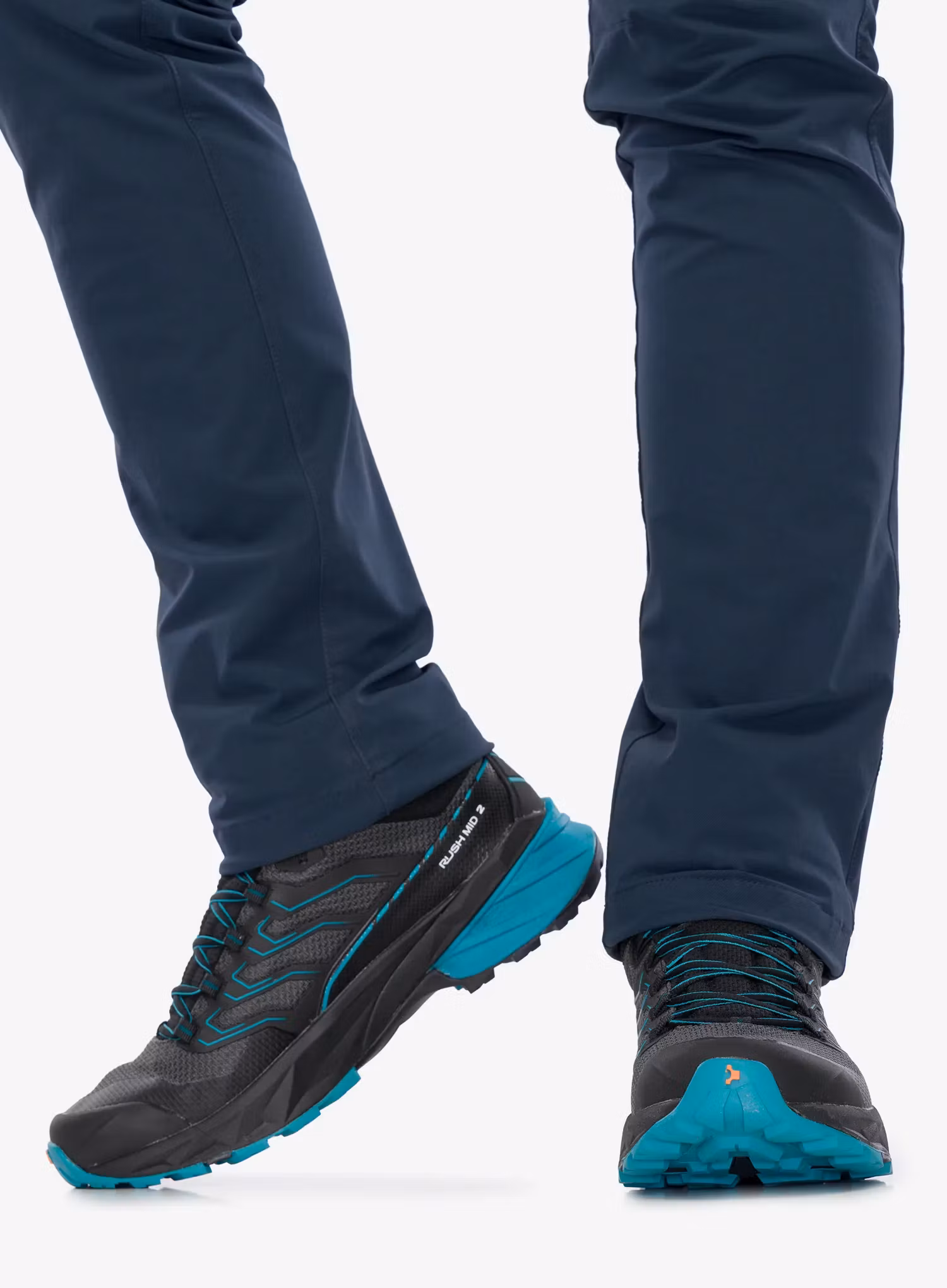 Vysoké topánky turistické Scarpa Rush 2 Mid GTX - anthracite/ottanio