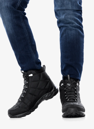 Zimné topánky Columbia Firecamp Boot - black/city grey