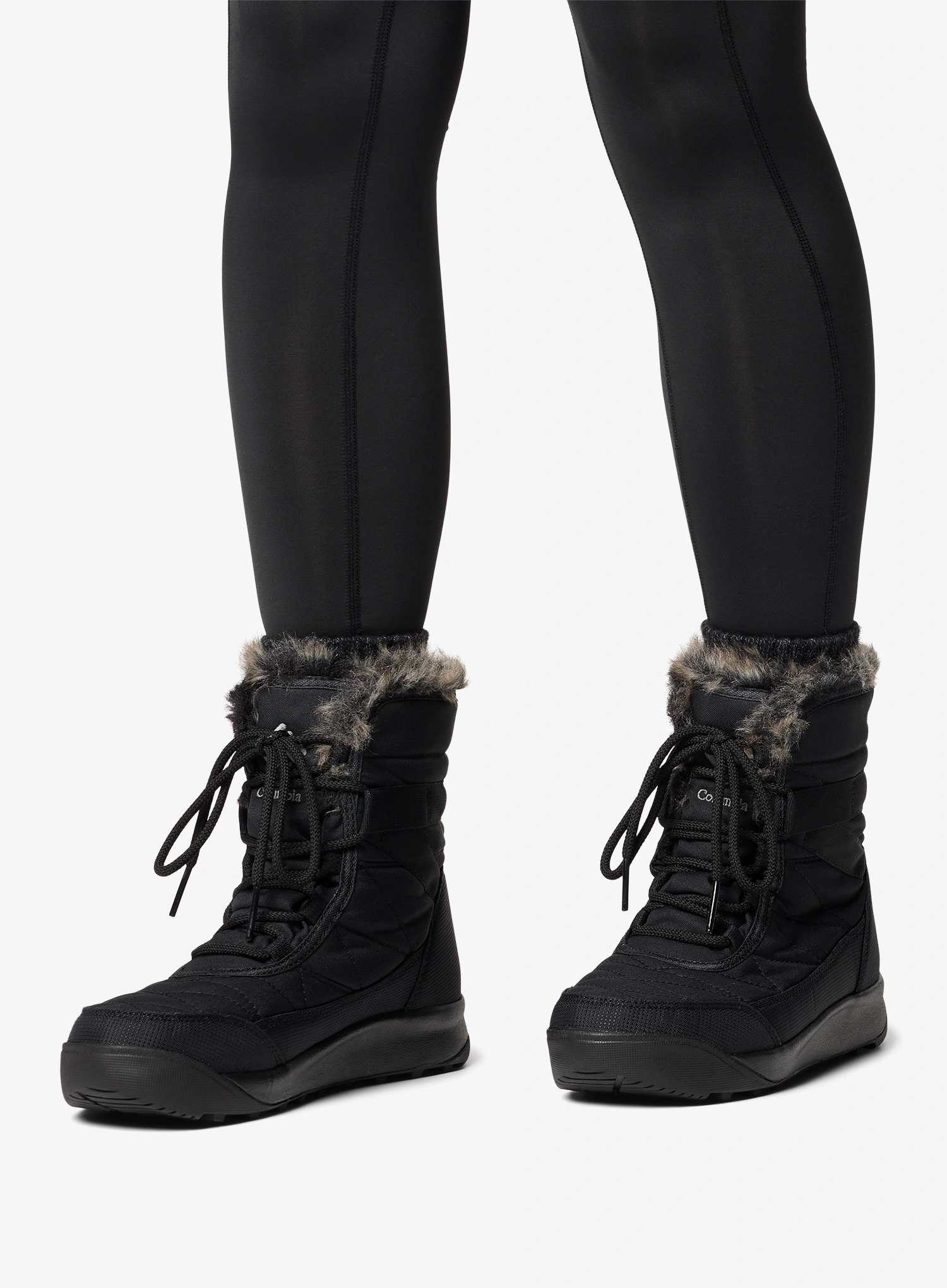 Dámske zimné topánky Columbia Minx Shorty IV - black/titanium ii