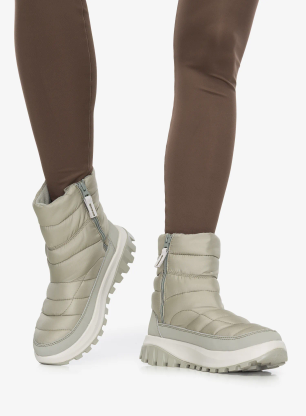 Dámske zimné topánky Columbia Snowtrot Mid - grey green/dark stone
