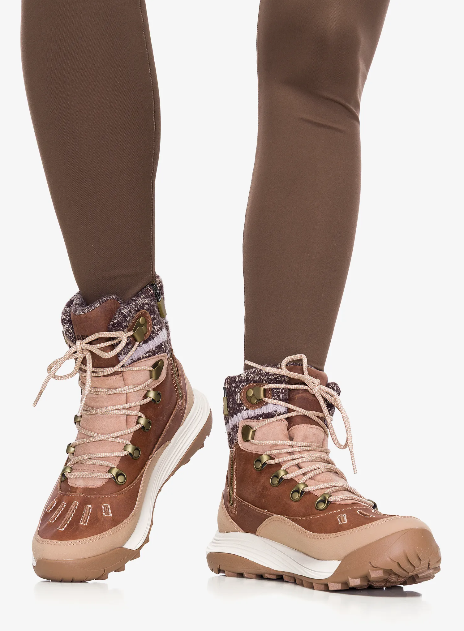 Dámske zimné topánky Merrell Siren 4 Thermo Mid Zip WP - hazel