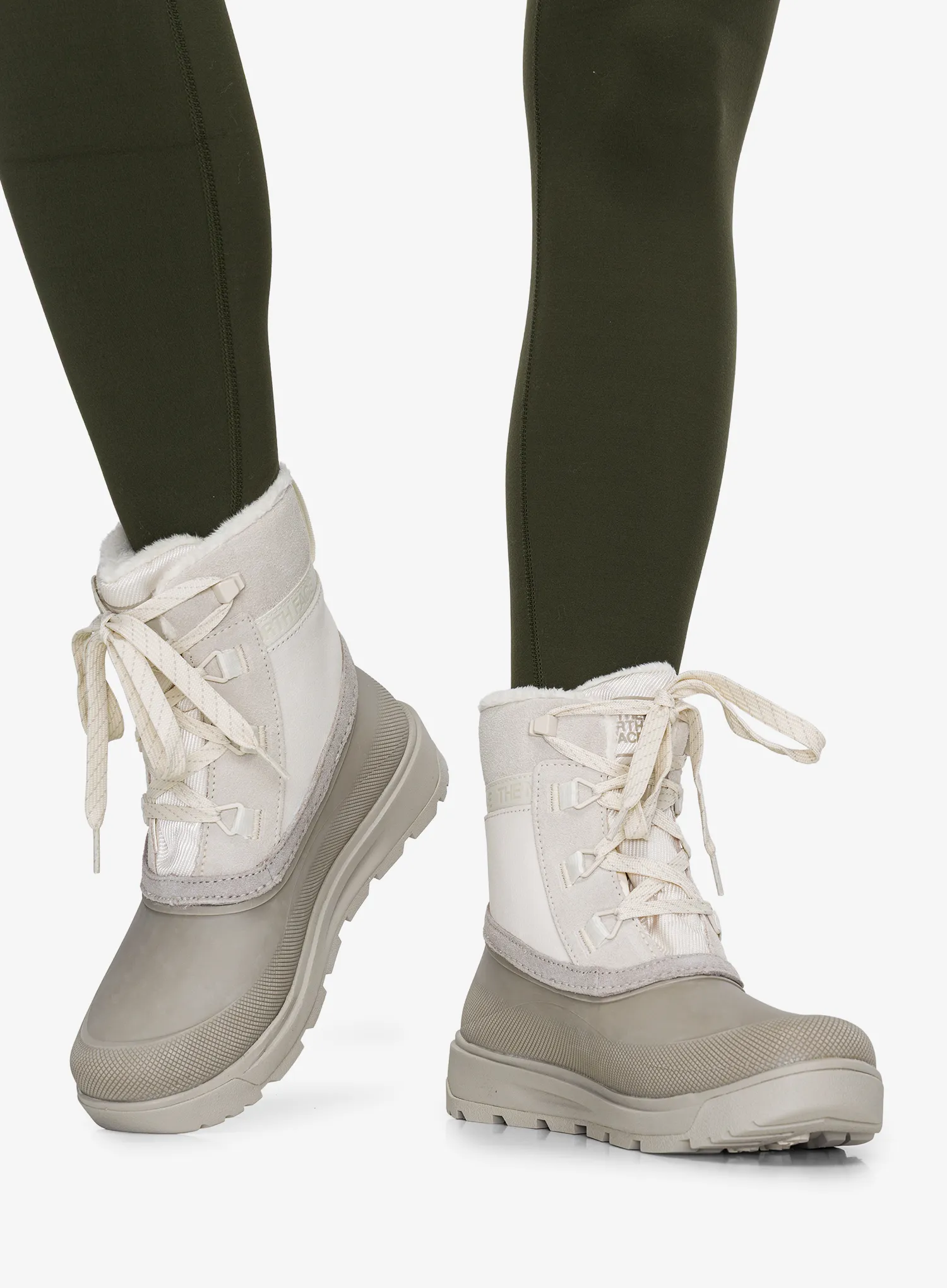Dámske zimné topánky The North Face Shellista V Shorty WP - white dune/soapstone