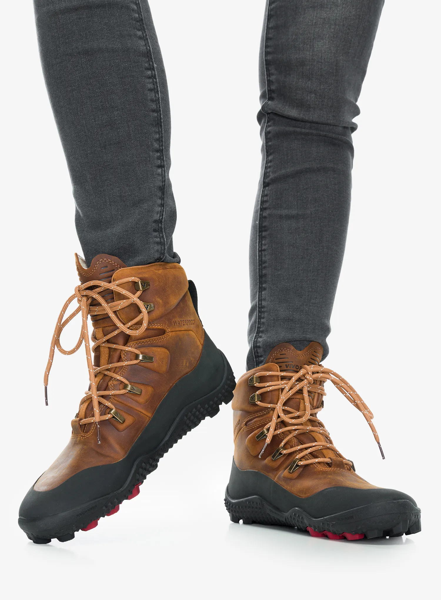 Dámske zimné topánky Vivobarefoot Tracker Winter II SG - tan