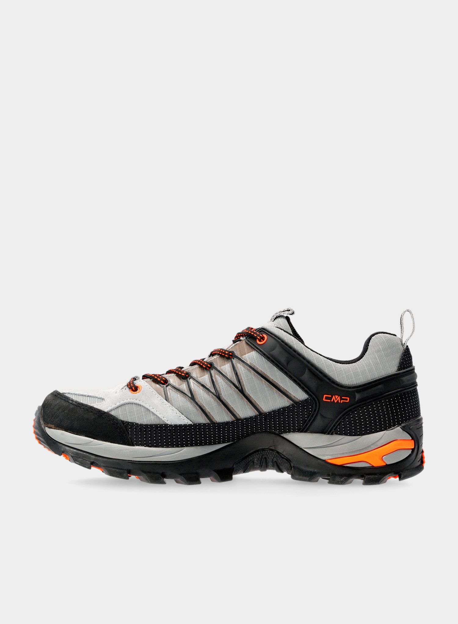 Turistické topánky pánske CMP Rigel Low WP - cemento/nero