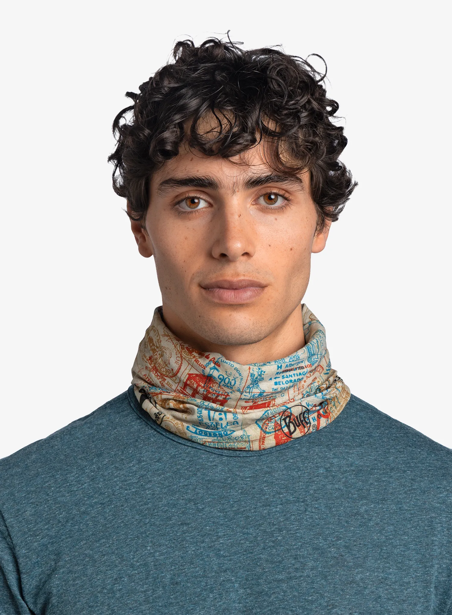 Multifunkčná šatka Buff CoolNet UV+ Camino de Santiago - credencial multi