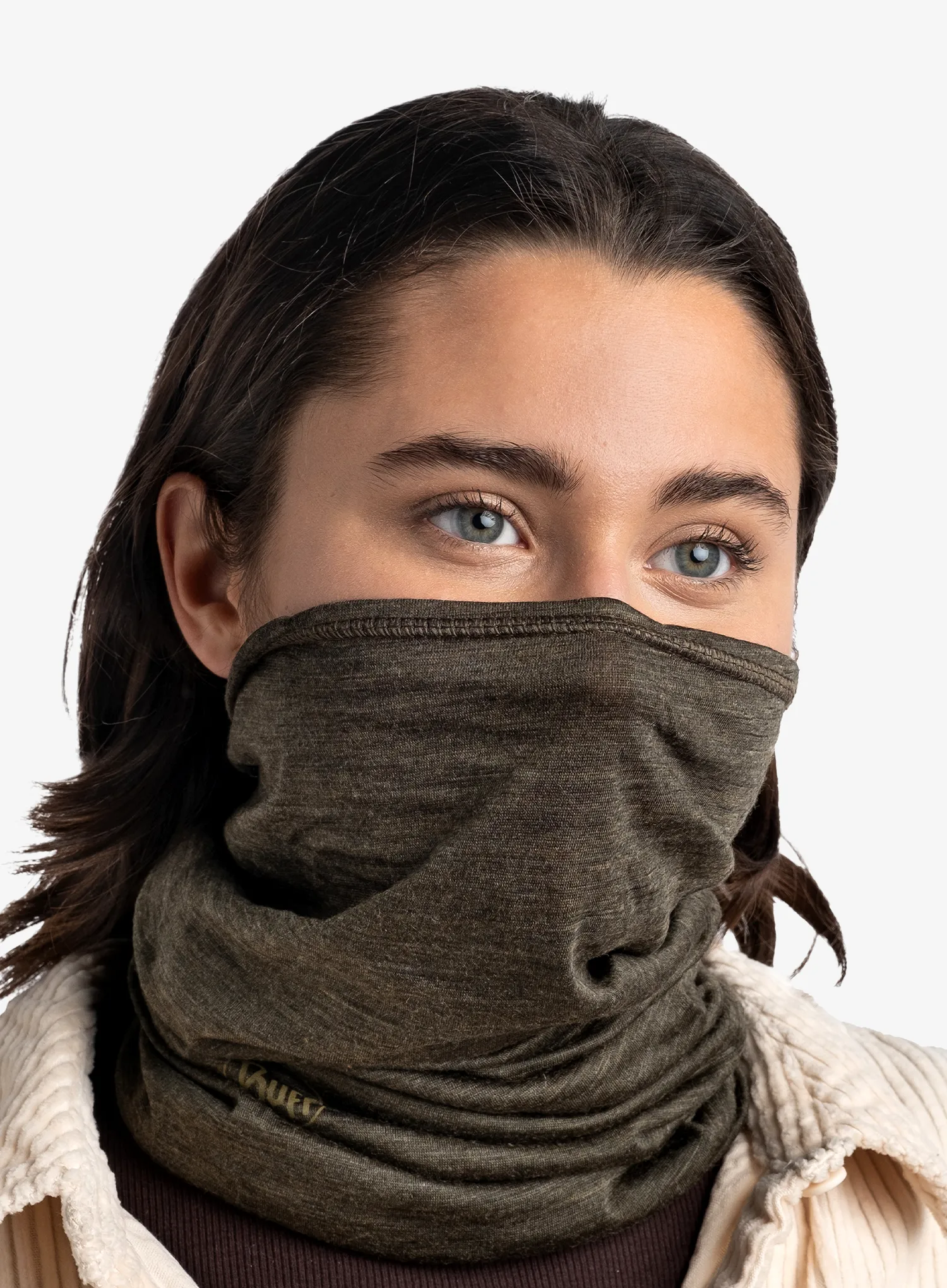 Multifunkčná šatka Buff Lightweight Merino Wool - solid bark