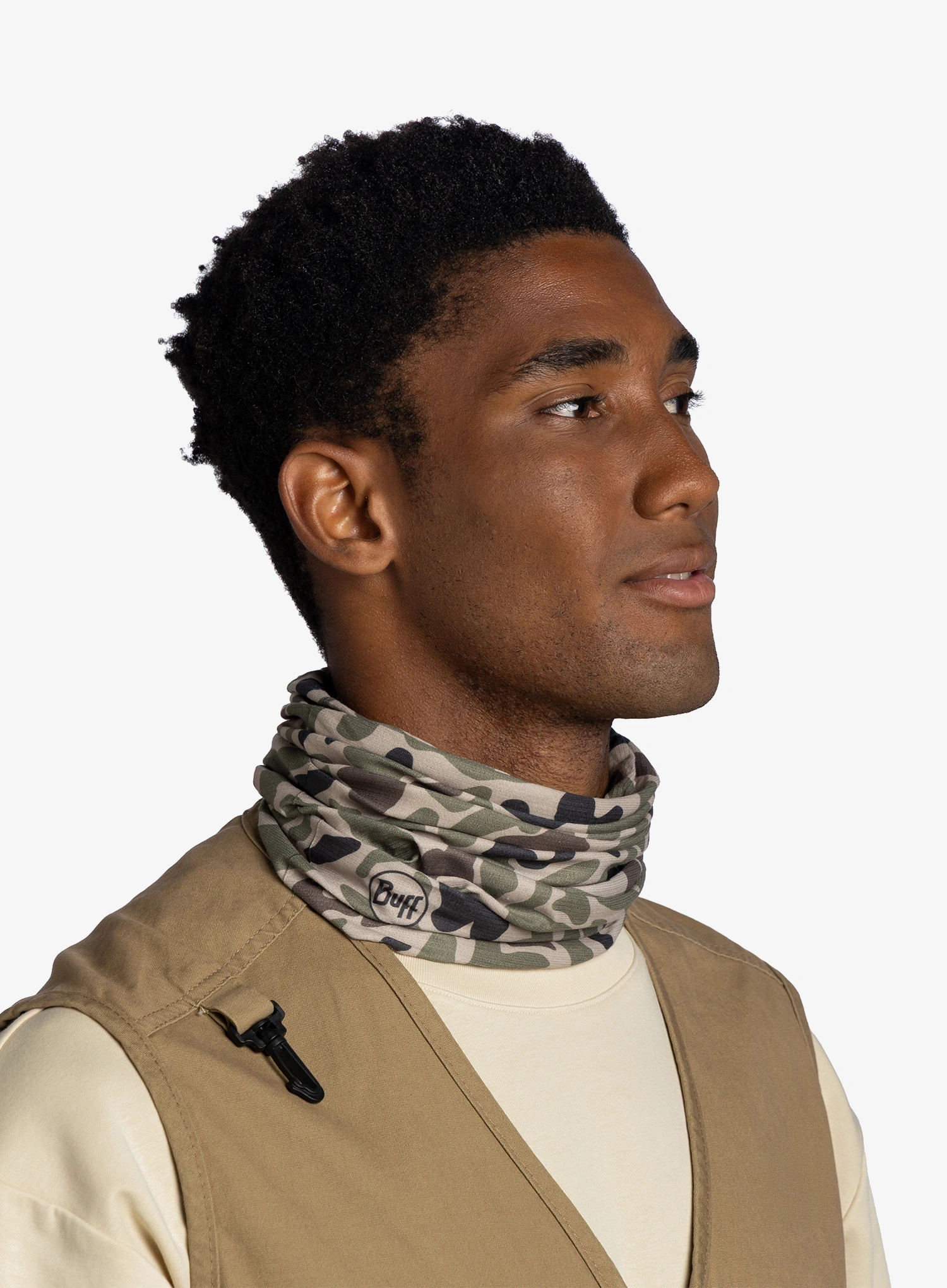 Multifunkčná šatka Buff Coolnet UV - blax khaki