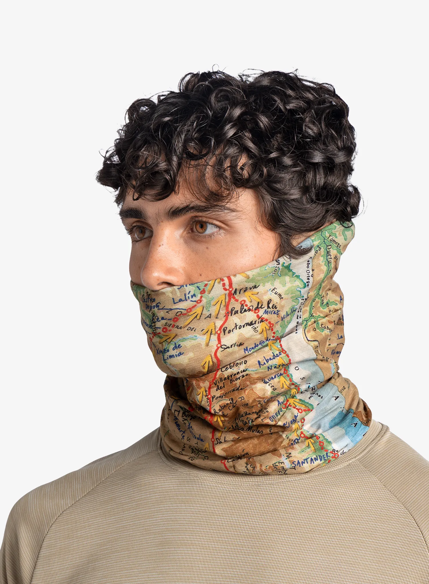 Multifunkčná šatka Buff CoolNet UV+ Camine de Santiago - geo