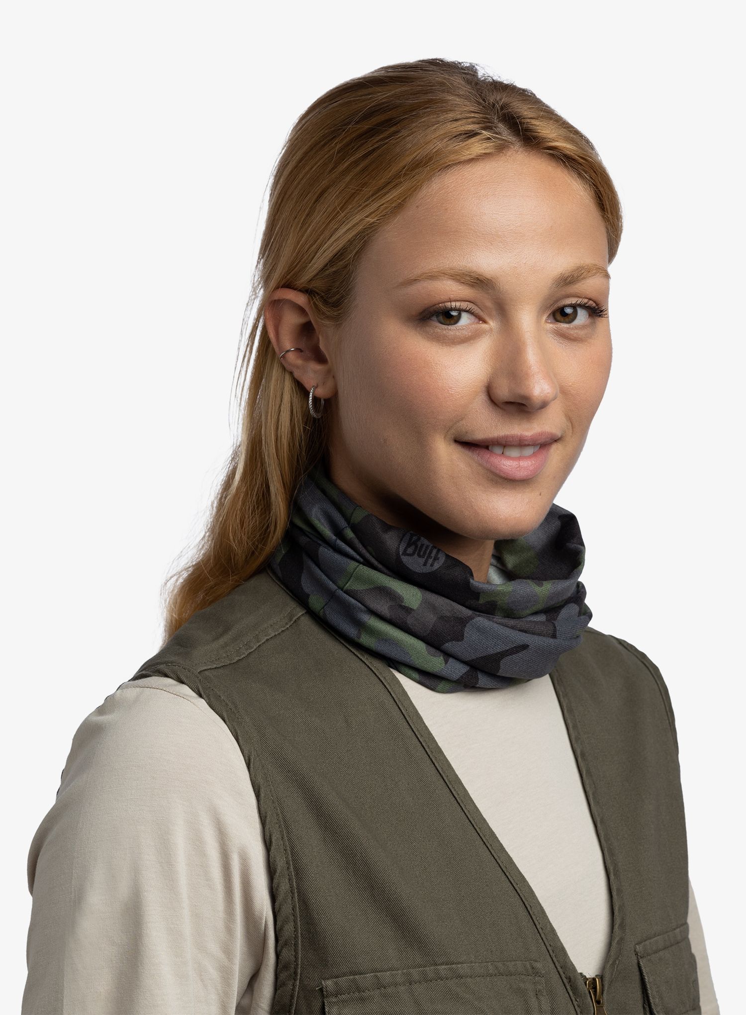 Multifunkčná šatka Buff CoolNet UV - enob steel