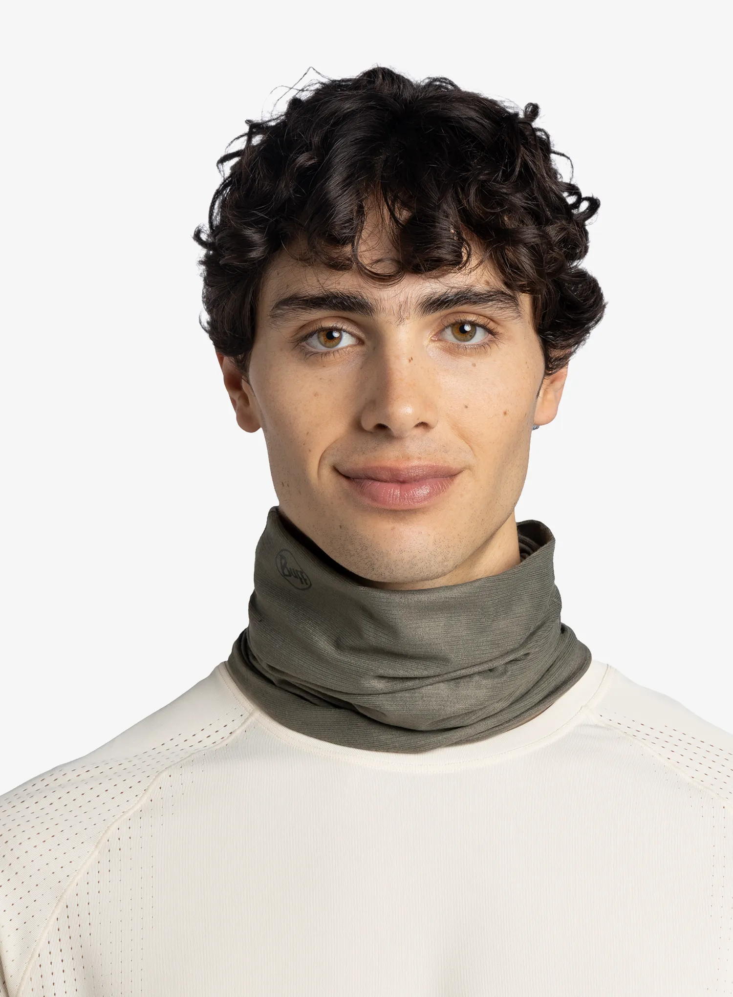 Multifunkčná šatka Buff Coolnet UV Insect Shield - solid khaki