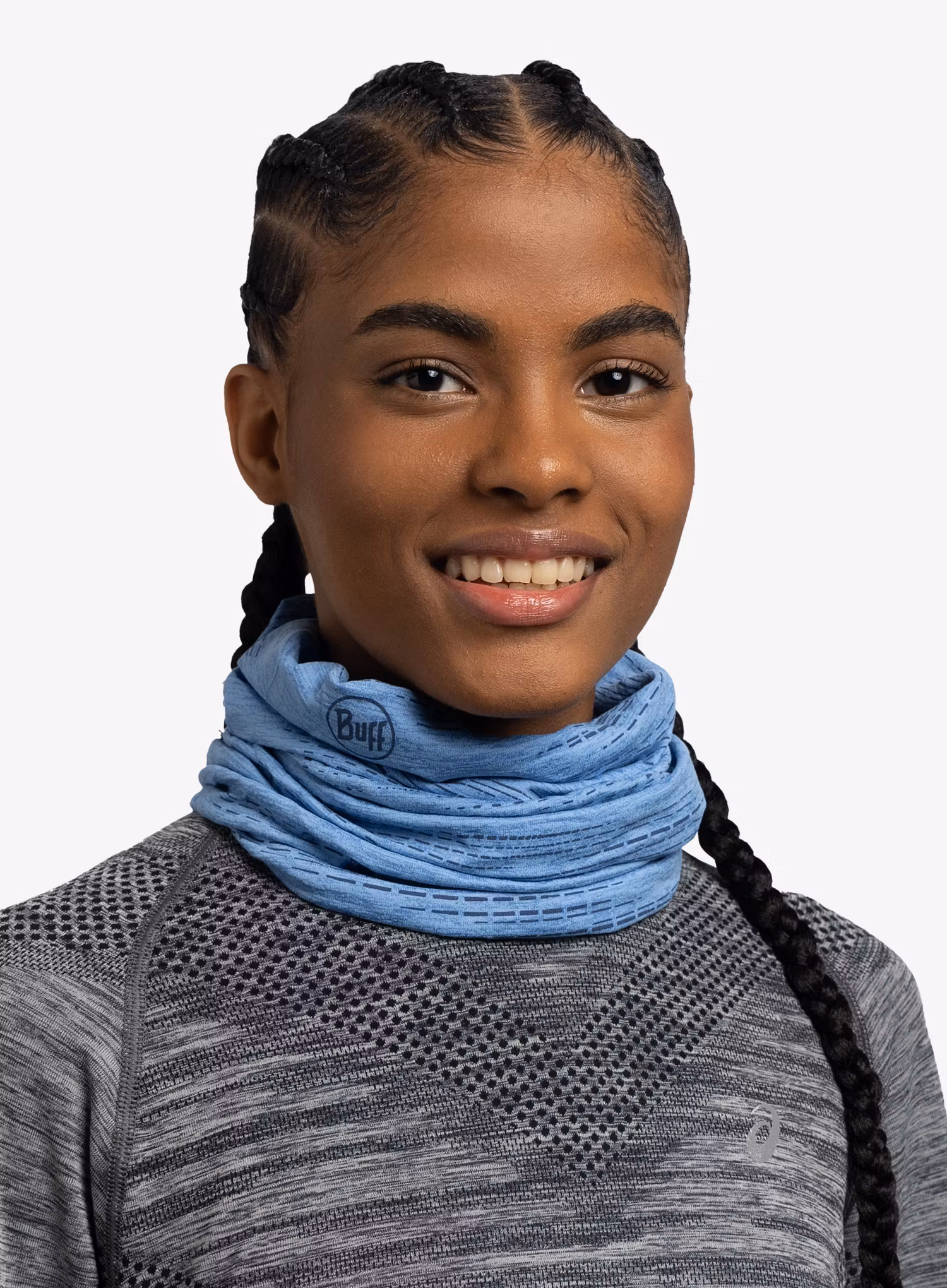 Multifunkčná šatka Buff Dryflx - solid washed blue