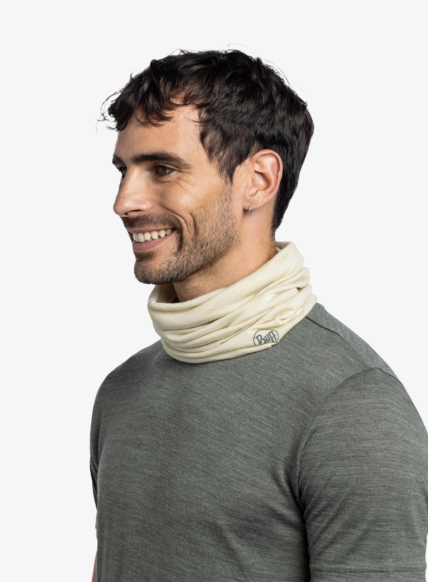 Multifunkčná šatka Buff Lightweight Merino Wool - solid pistachio